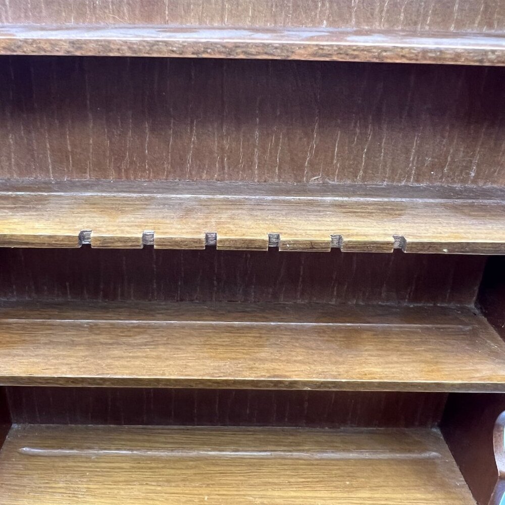 Franklin Mint Colonial Miniature Hutch Display Shelf With Cabinet - Wooden - No - Picture 2 of 8